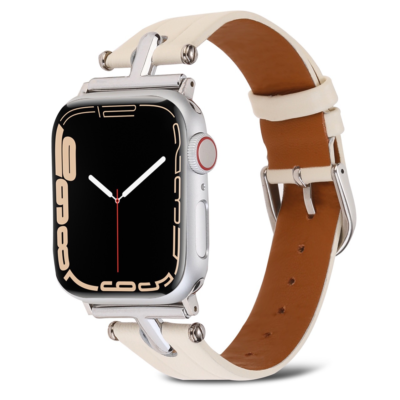 Retro Leather Strap For Apple watch band 44mm 40mm 42mm 38mm wrist  watchband bracelet for iWatch serie 3 4 5 6 se 7 8 41mm/45mm