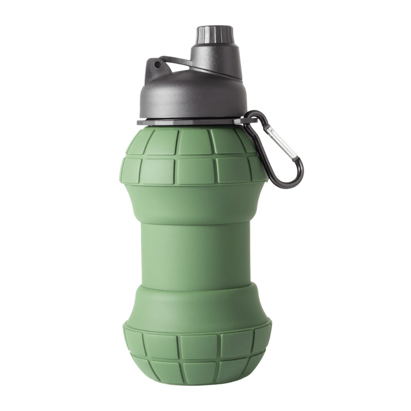 Collapsible Drinking Bottle Grenade 580ml, Bpa-free, Leak-proof Water  Bottle, Made Of Silicone, Food-safe, Sports Bottle For Bicycles, Sports,  Festiva