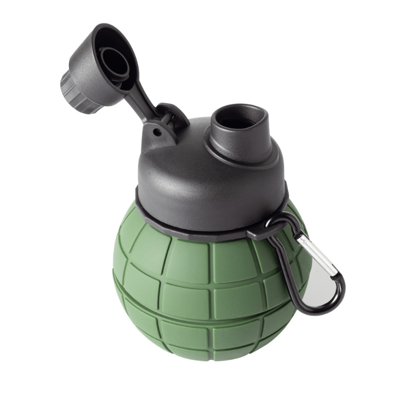Silapse Collapsible Water Bottle Looks Like a Grenade