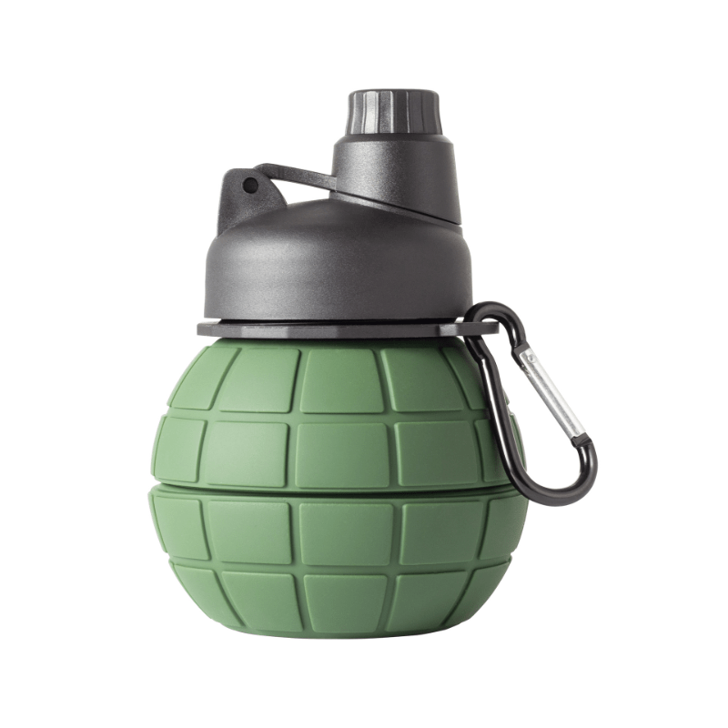 1pc 600ml/20.3oz Creative Grenade Shaped Water Bottle, Funny Leakproof  Water Cup, Suitable For Outdoor Sports, Fitness