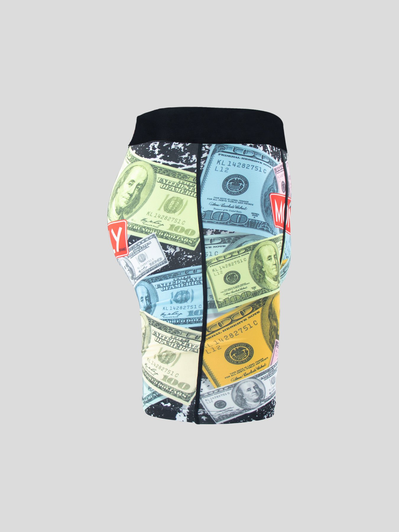 Men's Dollar Print Long Boxers Briefs Shorts Antibacterial - Temu Canada