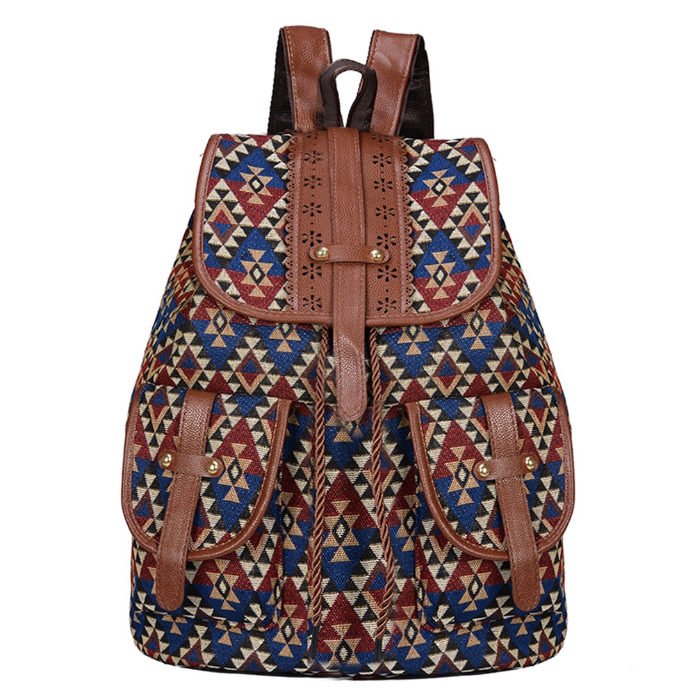  LEMOSE Fashion Backpack Purse for Women, Vintage Boho-Hippie  Shoulder Daypack, Small Casual Bag, Ethnic Turkish Pattern Embroidered  Chenille Woven Backpacks, Stylish Design Cute Travel Bags : Clothing, Shoes  & Jewelry