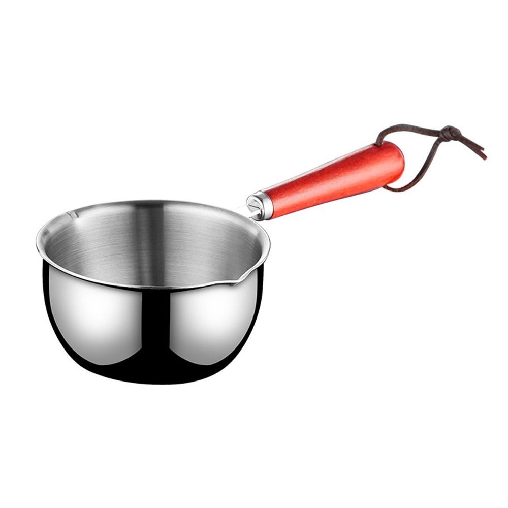 Milk Pan Stainless Steel Milk Pot with Double Sided Pouring Lips Household  Saucepan 
