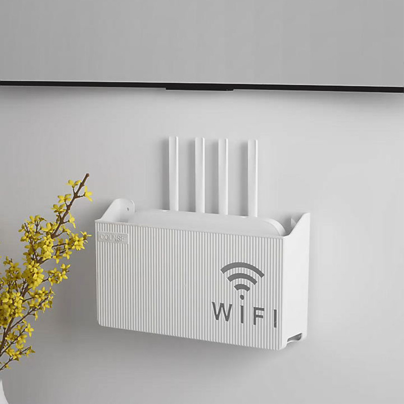 1pc Caja Almacenamiento Enrutador Wifi Montada En Pared Sin - Temu