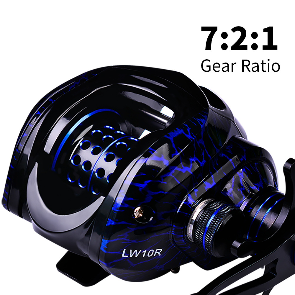 High Speed Baitcasting Dc Baitcasting Reel With Magnetic Brake 12+