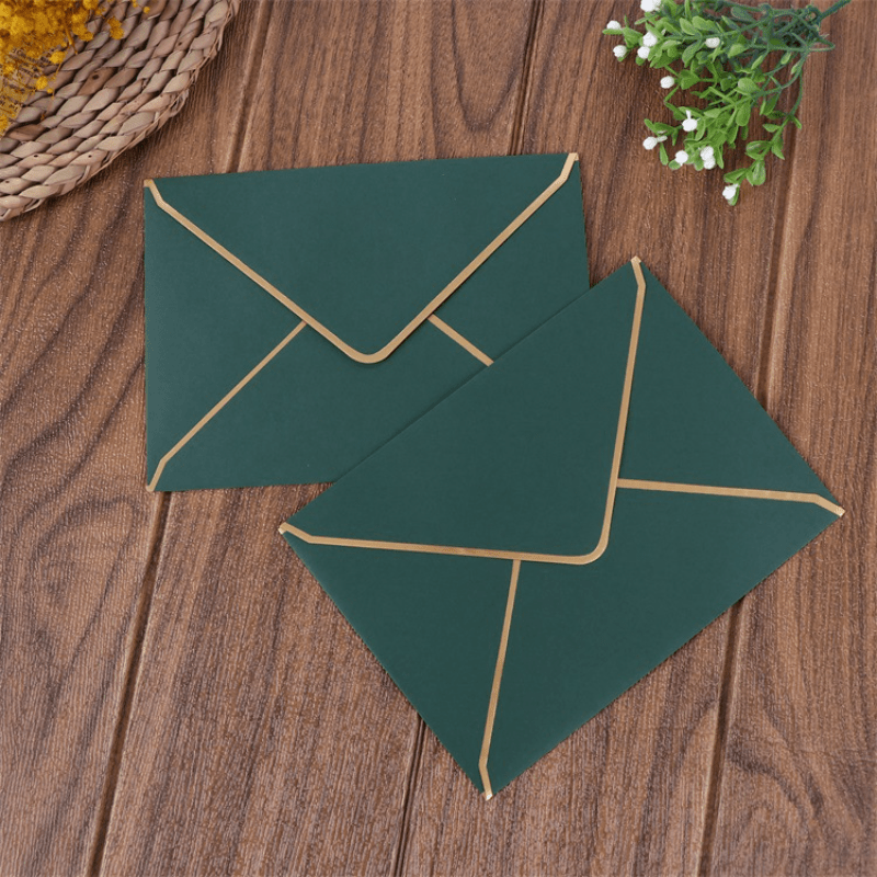 50 Pcs A7 Invitation Envelopes, 5x7 Envelopes for Invitations White Envelopes for 5x7 Cards Luxury Envelopes Mailing Envelopes for Wedding