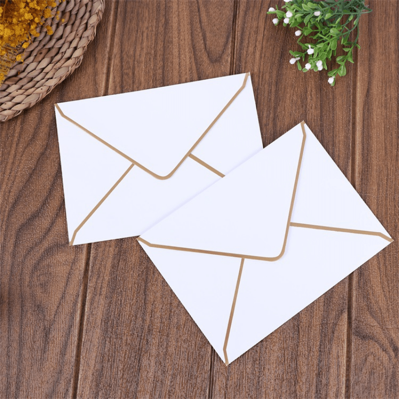 50 Pcs Invitation Envelopes, 5x7 Envelopes for Invitations Black Envelopes for 5x7 Cards A7 Luxury Envelopes Mailing Envelopes for Wedding