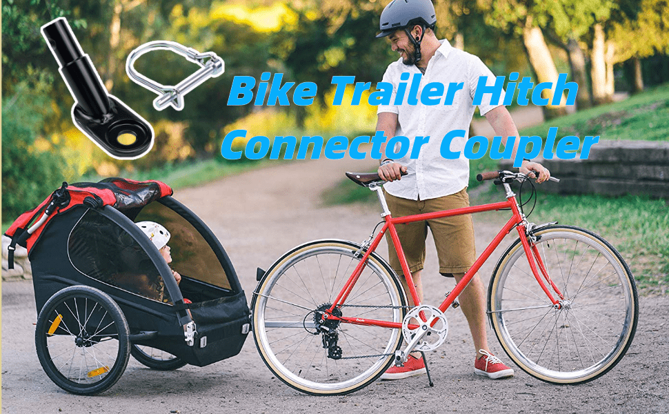 Aosom Bike Trailer Hitch Adapter, Bike Trailer Attachment with