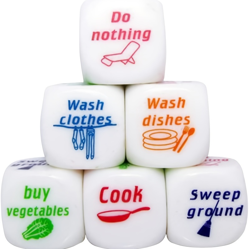 Housework Dice Game for Couples - Fun Gift for Holidays & Birthdays