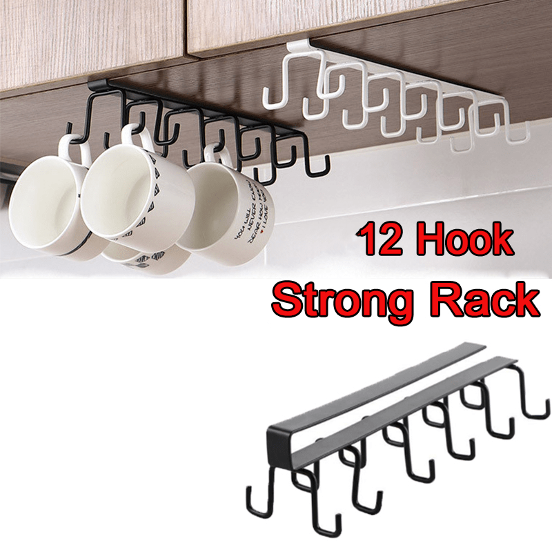 Multi-functional Kitchen Storage Rack Cupboard Shelf Hanging Hook