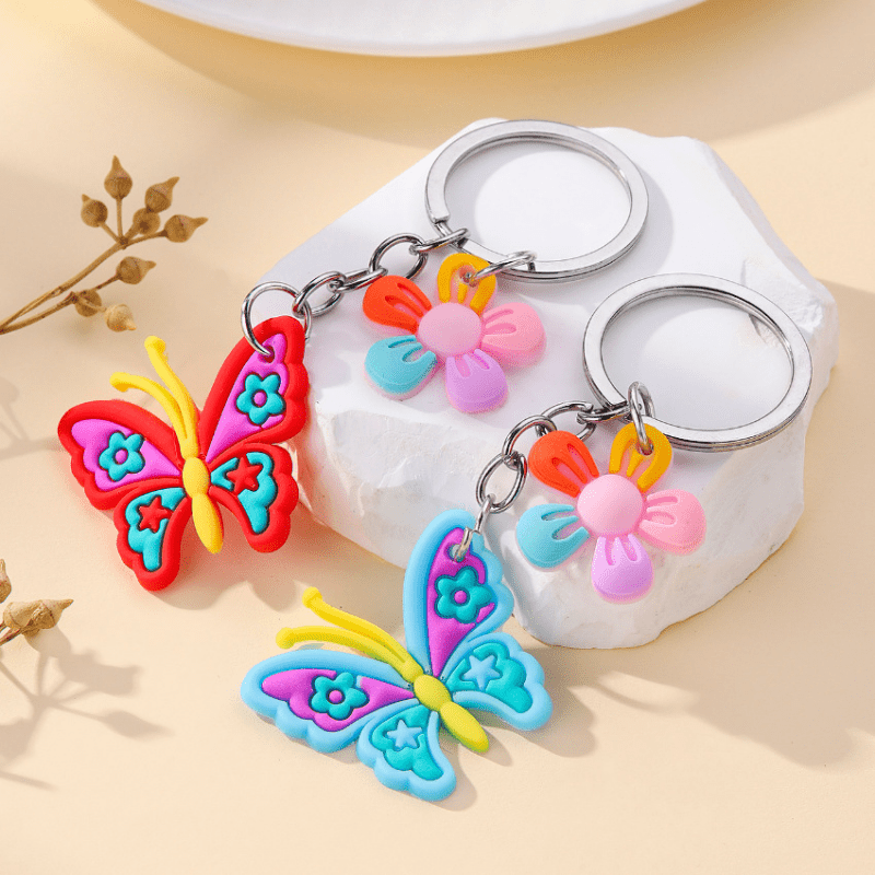 Y2k Heart Shape Keychain Clips Macaroon Color Carabiner - Temu