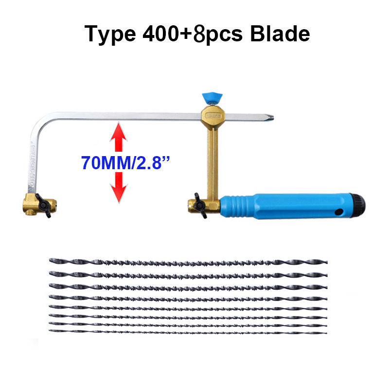 1 Set 8+1 Sierra De Mano Mini Ajustable En Forma De U Sierra De Joyero  Sierra De Arco Para Herramientas De Bricolaje De Joyería Herramientas De  Carpin