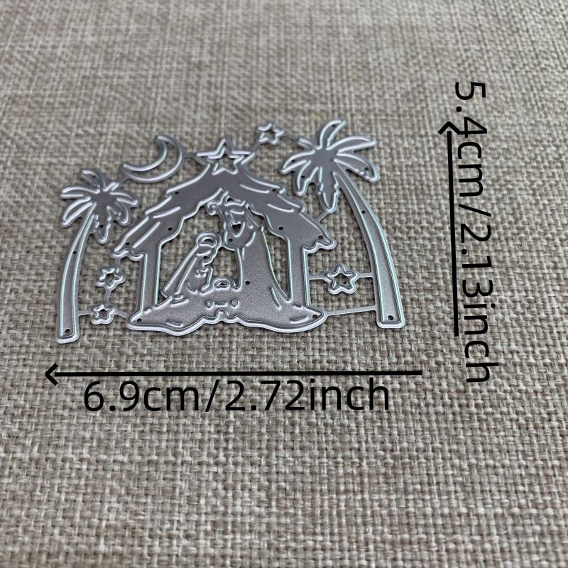 Metal Cutting Dies For Scrapbooking Featuring A Praying Girl Design, Perfect For Decorative Embossing And Handcraft Projects