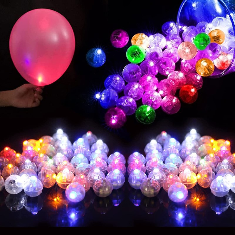 Bolsa 5 globos DECO luminosos LED Wakadabaloon® Rosas de 30cm