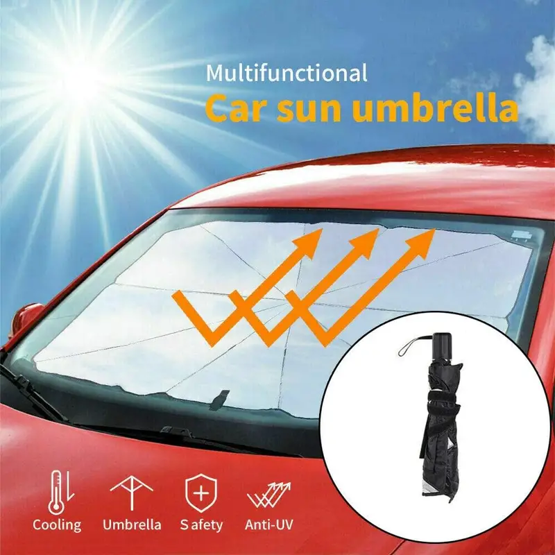 Auto Windschutzscheibe Sonnenschutz Regenschirm Mit - Temu Austria
