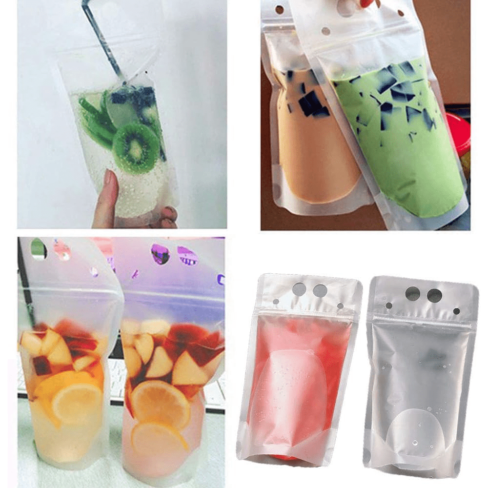 Drink Pouches With Straws Free Collapsible Funnels Perfect - Temu