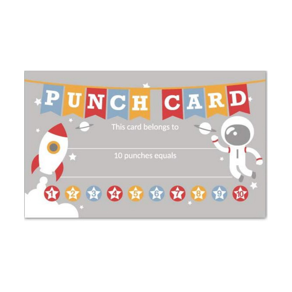 Incentive Loyalty Reward Card Teacher Behavior Punched Card - Temu