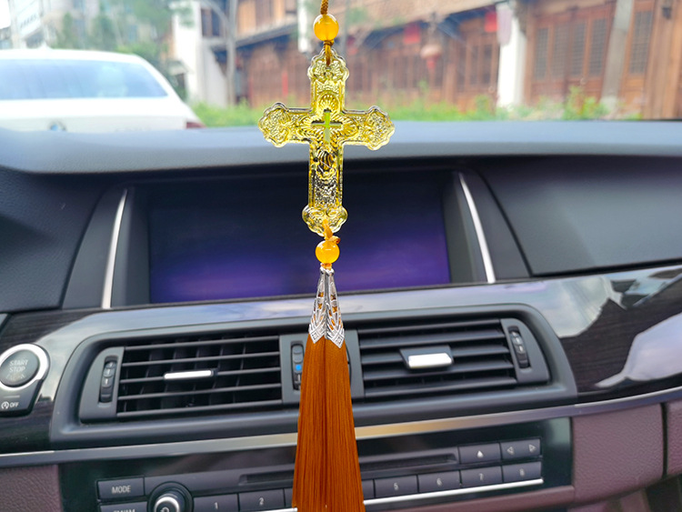 Auto Anhänger Dekoration Jesus Kruzifix Kreuz Christian Autos Rückspiegel  Hängen Suspension Ornamente Auto Zubehör Von 2,43 €