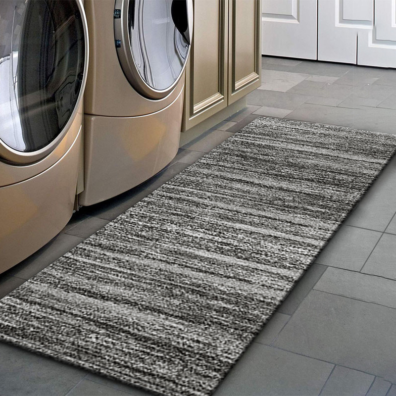 Contemporary Transitional Gray Runner Rug Non Skid Washable - Temu