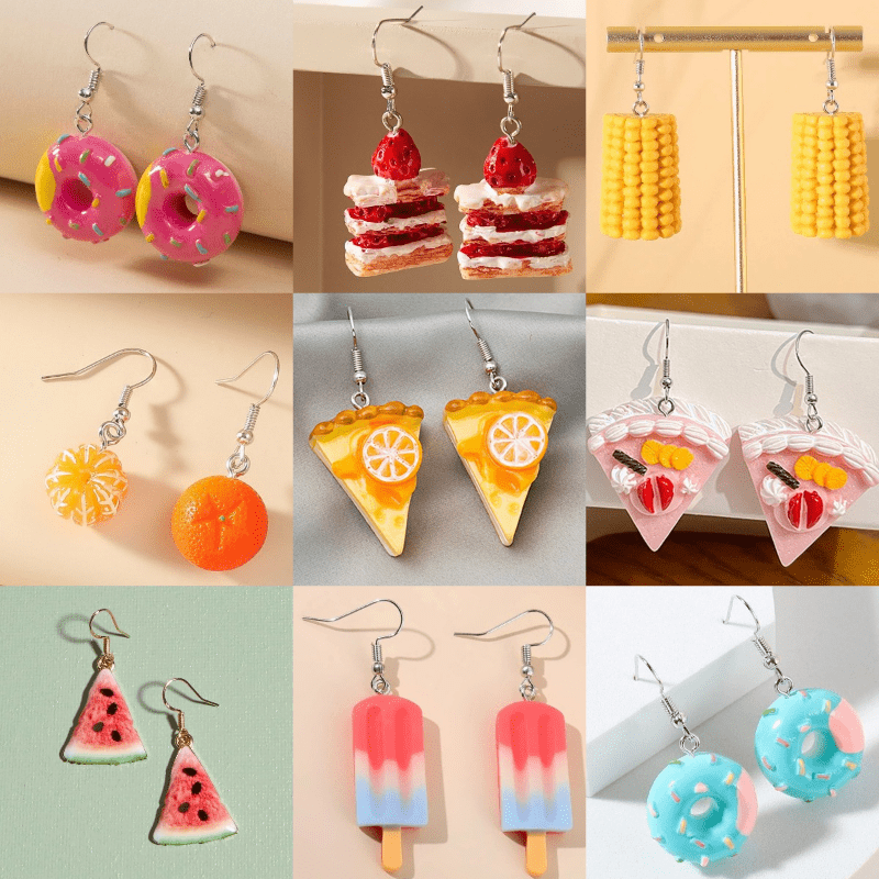 Mini Brands Earrings Fun Earrings Silly Earrings Quirky Earrings