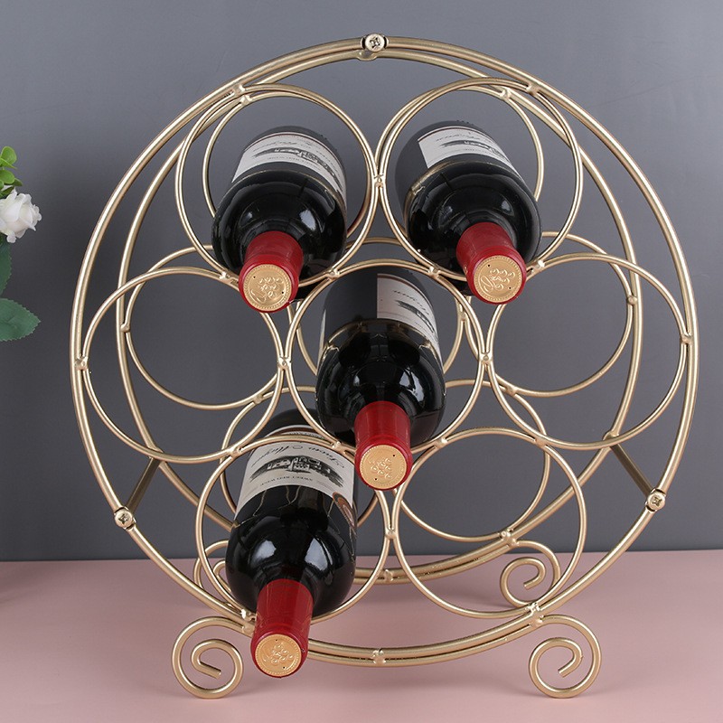 7-Bottle Stackable Wine Rack - Countertop and Refrigerator Storage