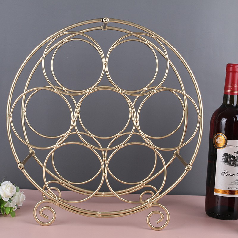 7-Bottle Stackable Wine Rack - Countertop and Refrigerator Storage
