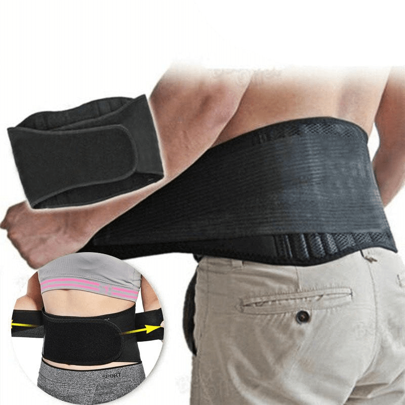 Back Support Belt Lower Back Pain Support Belt Lumbar Pad - Temu