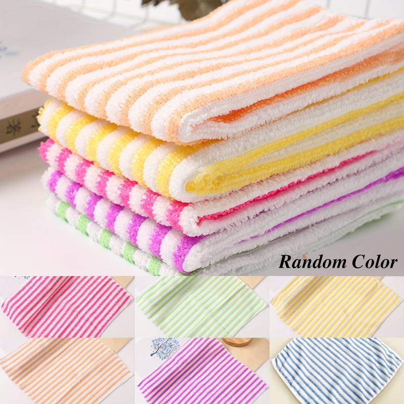 2pcs Random Color Cleaning Rag,Kitchen Dishcloth , Dish Cloths For Washing  Dishes