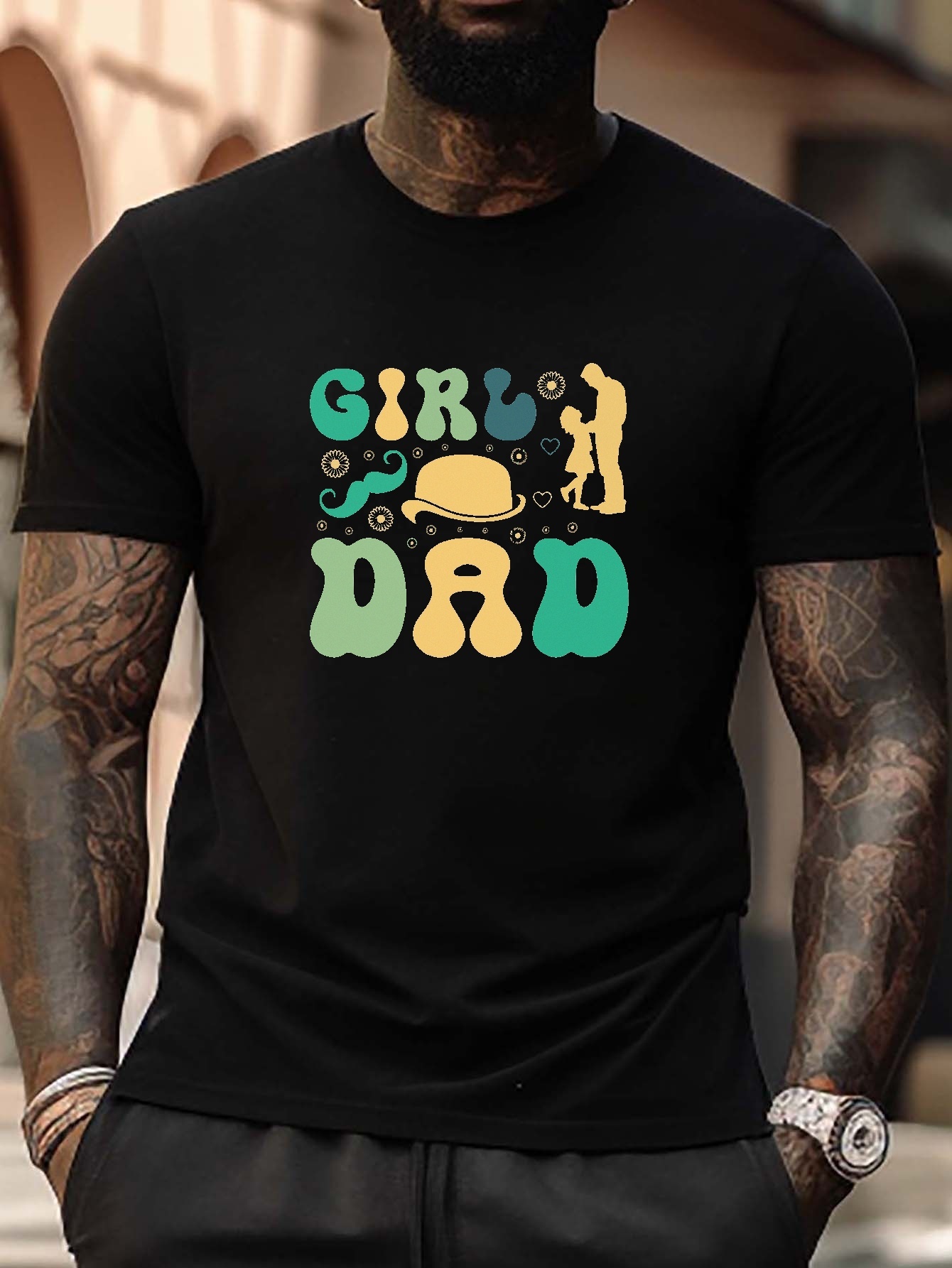 Camisetas estampadas best sale para papa