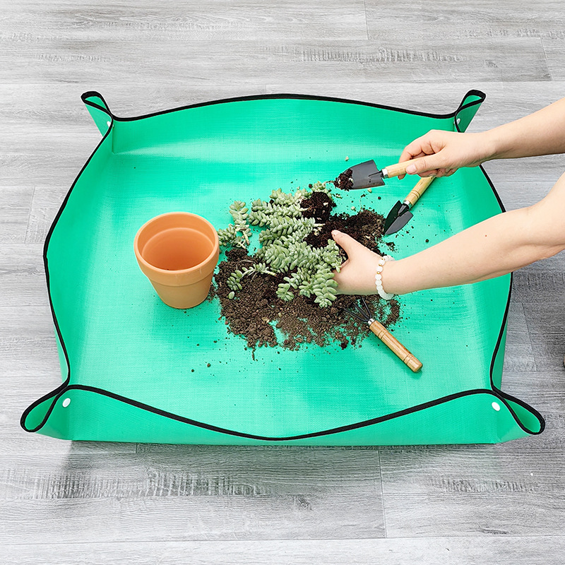 1pc 2pcs Planting Mat Gardening Potting Pad Foldable Garden Plant Flower  Pot Transplanting Waterproof Mats Garden Pots Planters Container  Accessories 50cm 100cm, Check Today's Deals