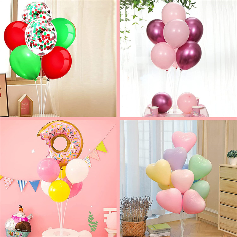 4 Piezas Kit Soporte Globos Soportes Globos Palos Globos - Temu