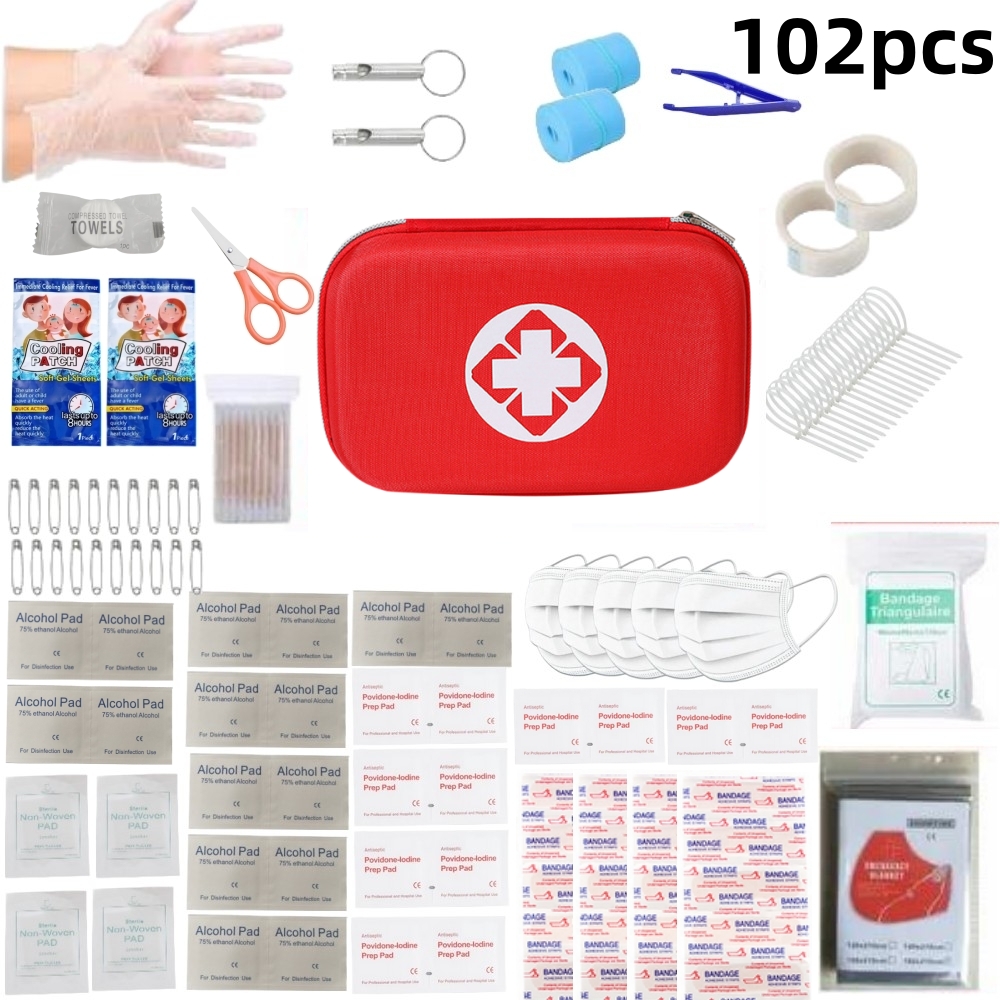 Comprehensive Travel First Aid Kit For Emergencies Includes - Temu