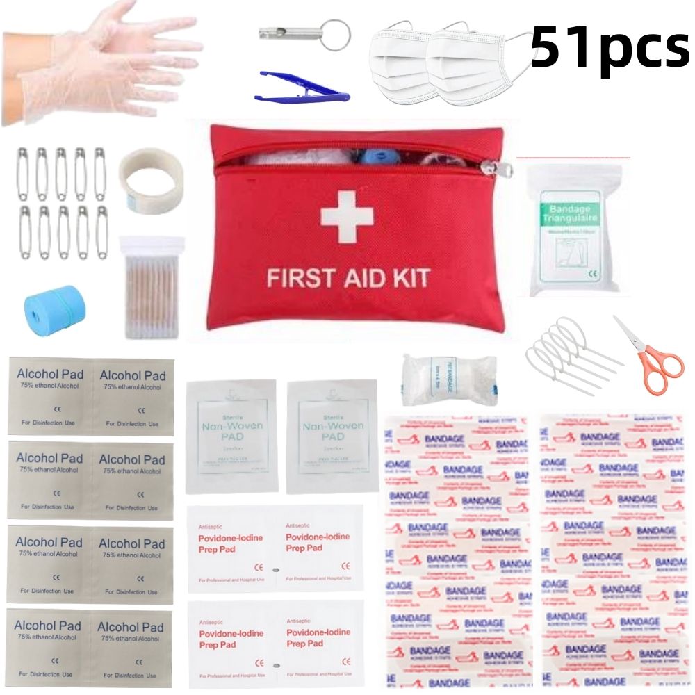 Erste Hilfe Set, 180-Teiliges First Aid Kit, Kompakt Erste Hilfe