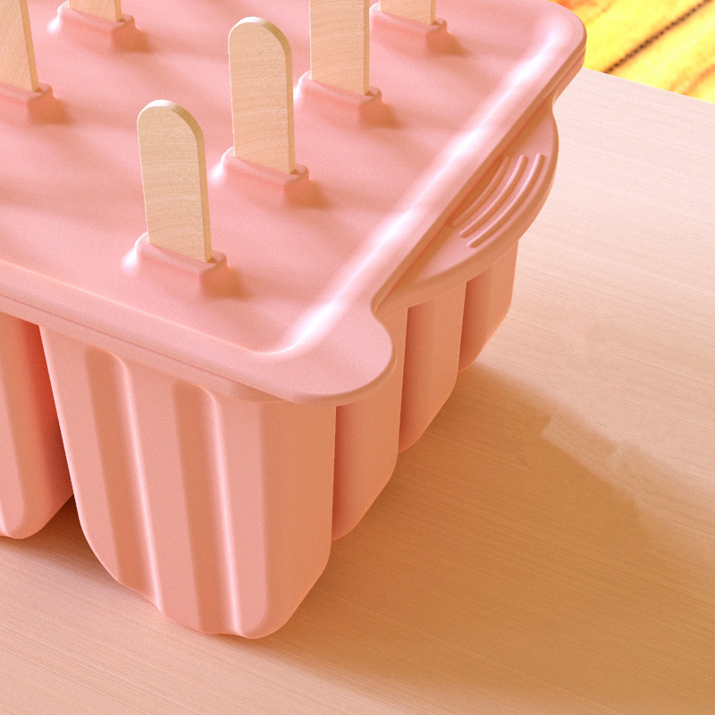 Popsicle Molds Silicone BPA-free,12 Pieces Popsicle Trays for  Freezer,Homemade Ice Cream Popsicle Molds,Large Ice Pop Maker Set,Reusable  Ice Lolly