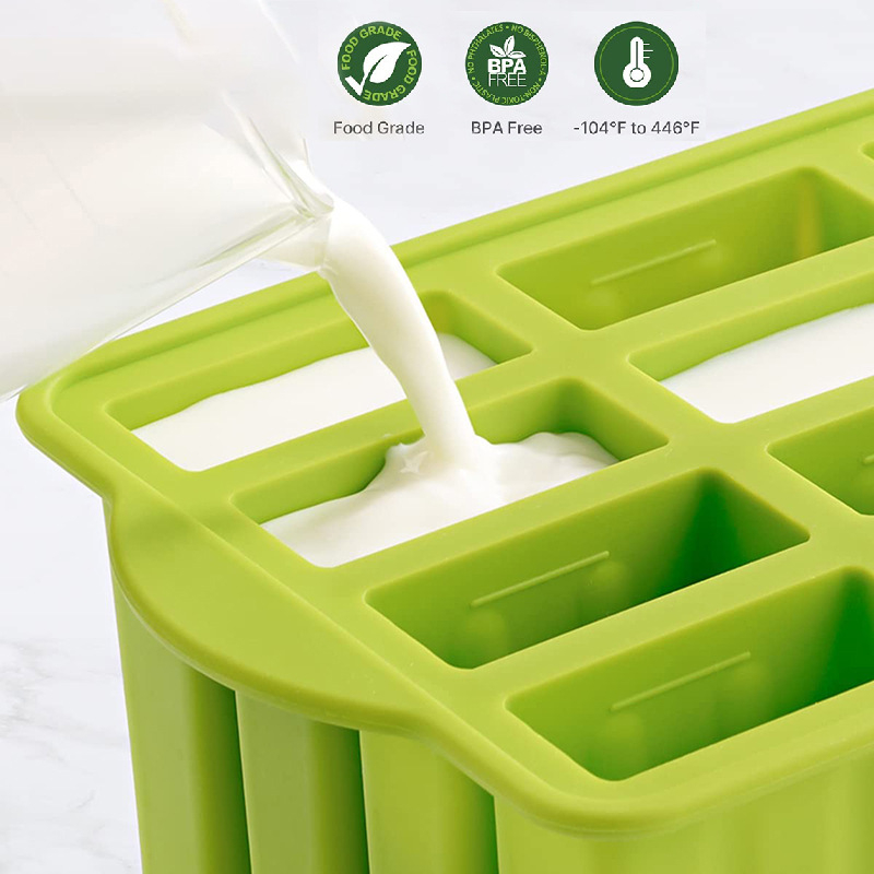 Popsicle Molds Silicone Bpa-free, Popsicle Trays For Freezer