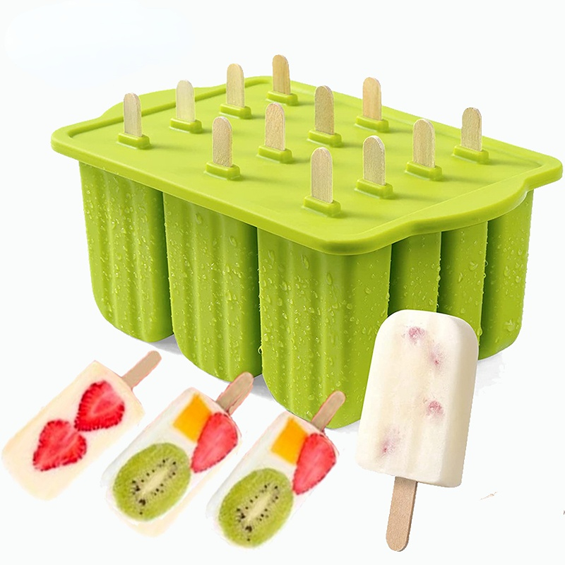 Homemade Popsicle Molds Shapes, Silicone Frozen Ice Popsicle Maker