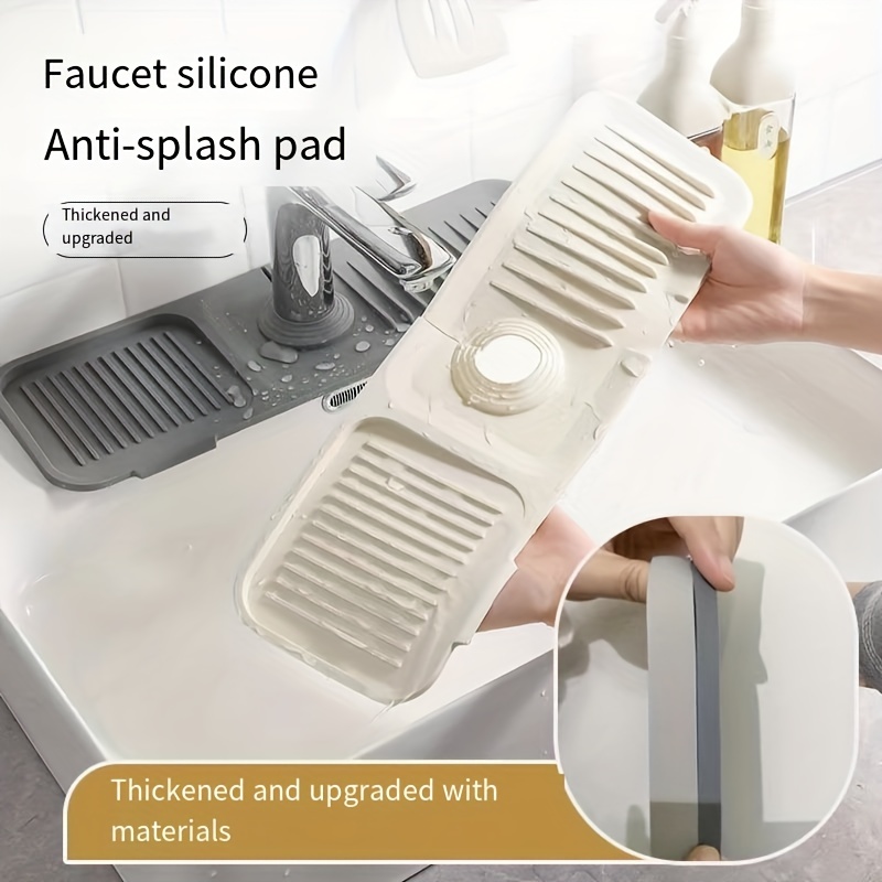 Silicone Sink Mat, Insulation Pad, Kitchen Drainer Bottom Protection,  Anti-scratch Anti-splash Filter Mesh - Temu