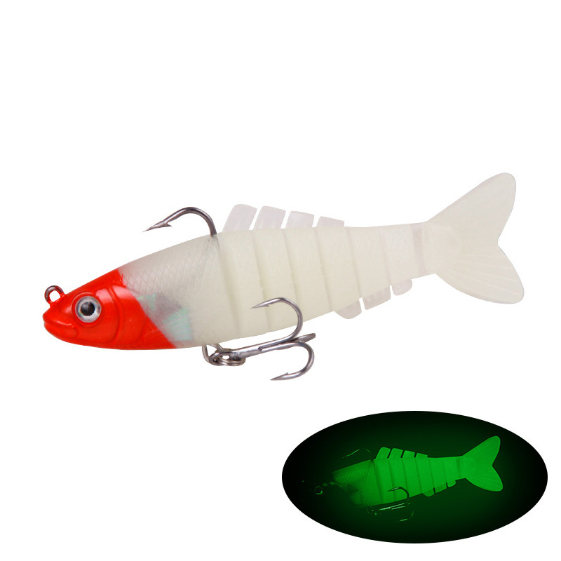 Multi Sections Artificial Fishing Lure Soft Bait Fishing - Temu