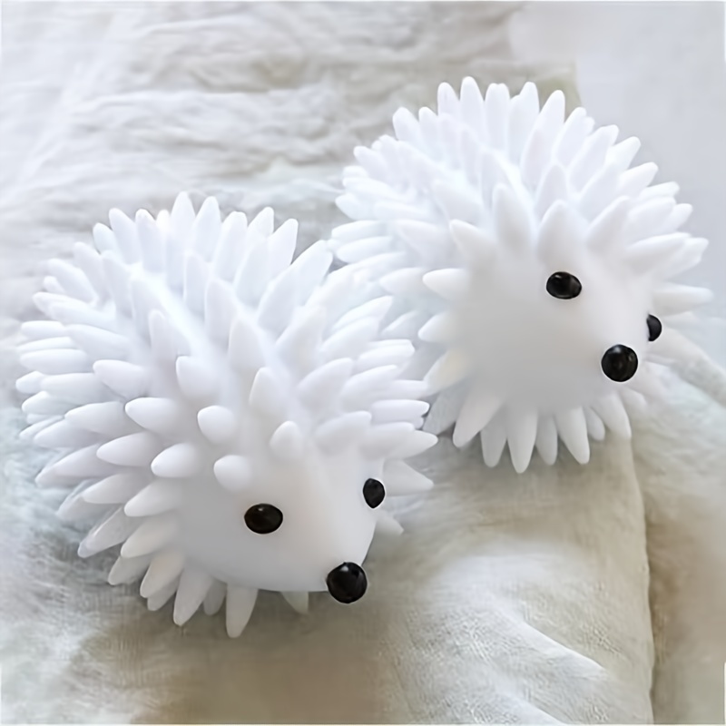 3pcs Hedgehog Dryer Ball Sèche-linge réutilisable pour sécheuse