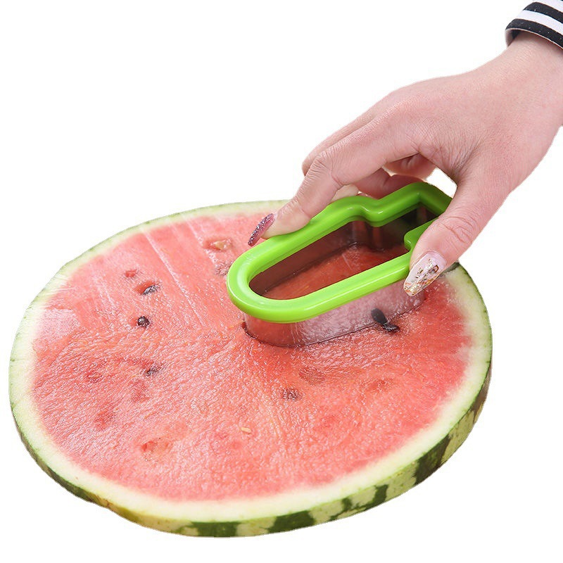 Watermelon Cutter Slicer Tool Stainless Steel Fruit Knife Molds For  Watermelon, Fruit Slicer Popsicle Mold, Cut Watermelon Chunks Quickly