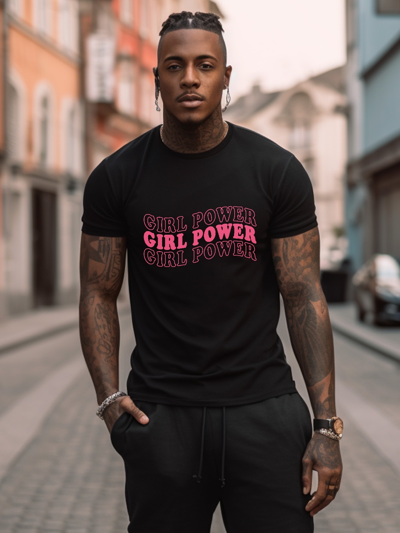 girl power graphic tee