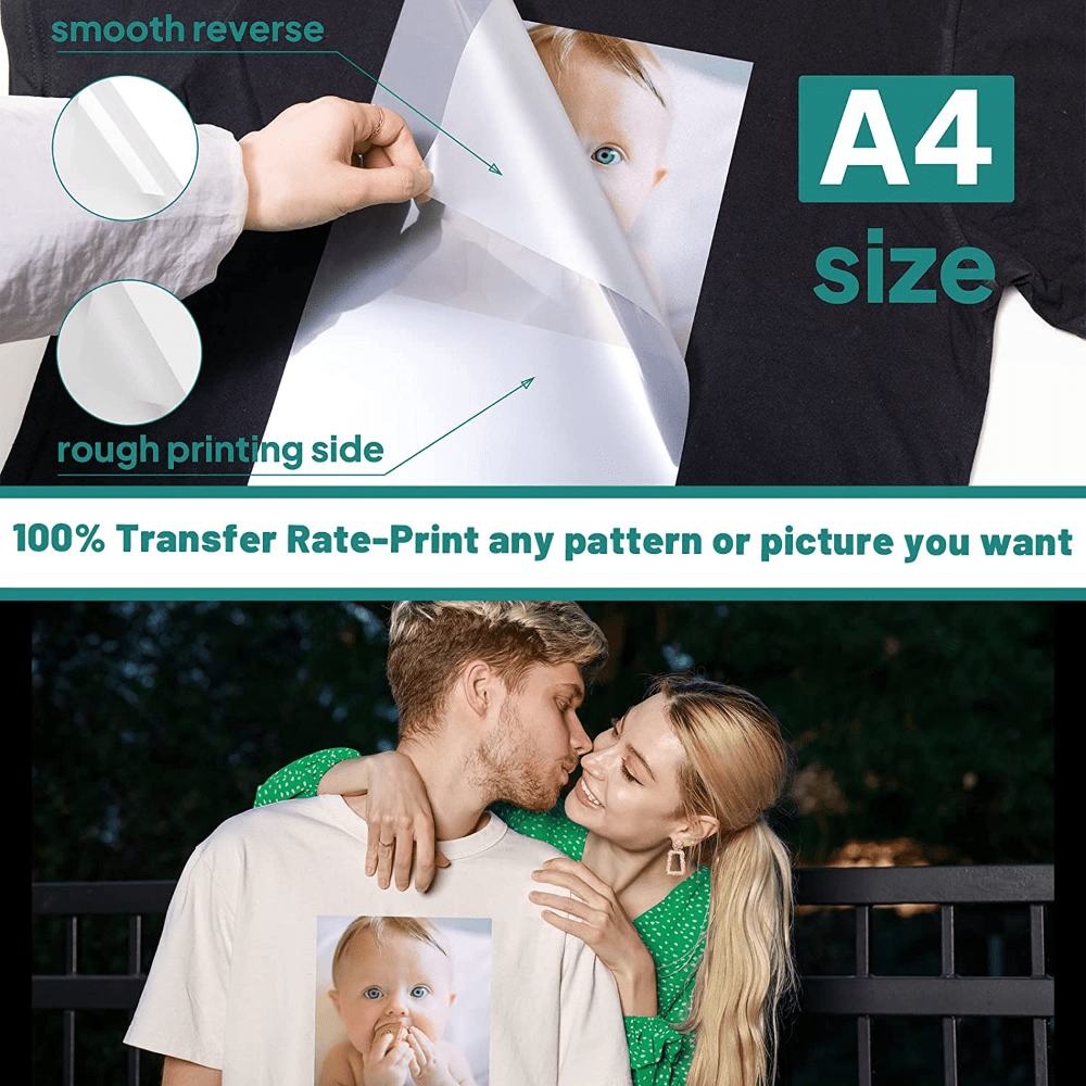 Dtf Transfer Film A4 Double sided Matte Clear Pretreat - Temu
