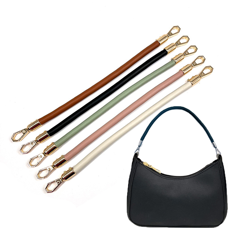 Bag Strap Braided Bag Handle Bag Belt DIY Handle Shoulder Strap PU Leather