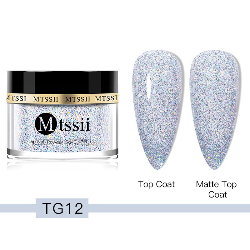 108Color 10g Mtssii Nail Dipping Powder Dust Glitter System Quick Dry NO UV  Lamp