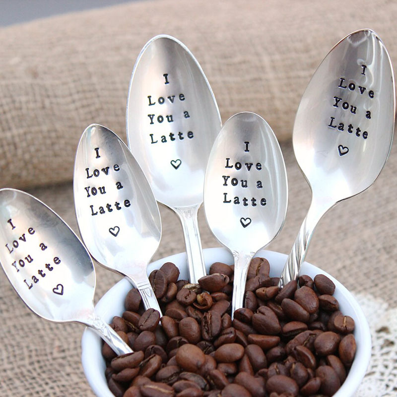 Heart-shaped Ceramic Coffee Spoon Holder Coffee Spoon Rest Funny Coffee  Quote