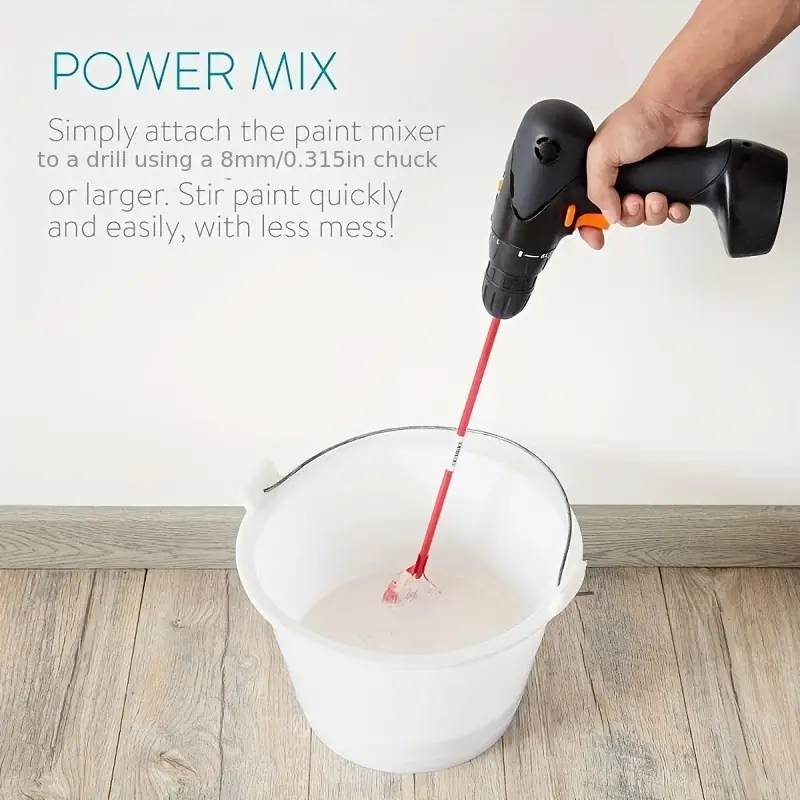 Hexagon Shaft Plaster Paint Mixer Attachment Electric Drill - Temu