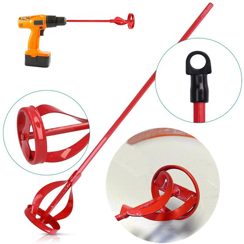 Epoxy Mixing Stick Paint Stirring Rod Putty Cement Paint Mixer Attachment  With Drill Chuck DIY Jewelry Making Tools