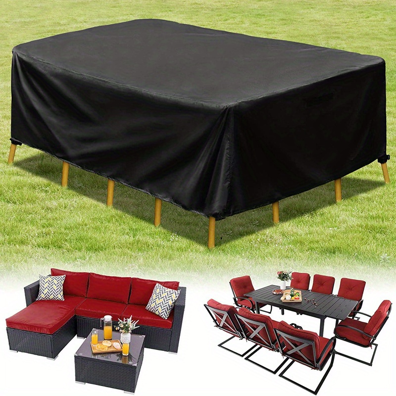 Dropship 210D Waterproof Outdoor Furniture Cover Windproof Dustproof Patio  Furniture Protector Oxford Cloth Garden 3XL Size to Sell Online at a Lower  Price