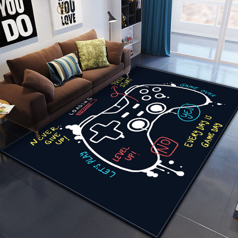 1pc Alfombra De Jugador 3D Alfombras De Juego Redondas - Temu