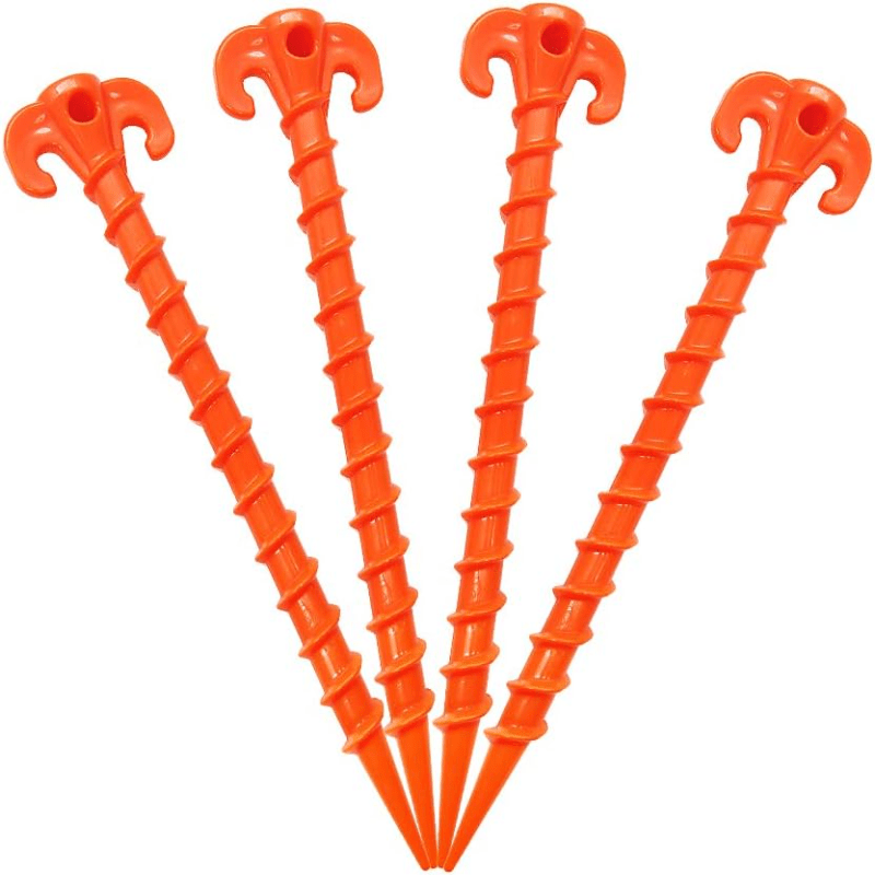 Durable Screw Anchor Tent Pegs For Secure Camping And Hiking - Temu